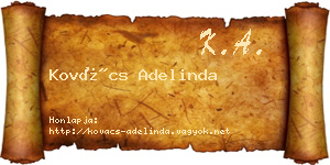 Kovács Adelinda névjegykártya